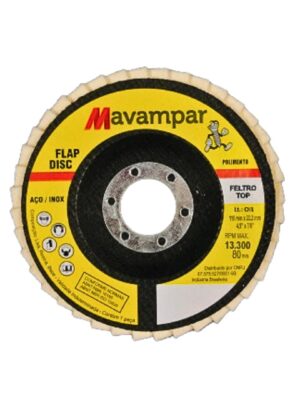 flap disco 4.1/2" polimento feltro top rex tools – mavampar