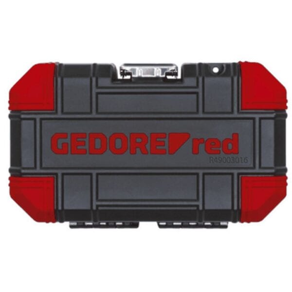 jogo soquete sextavado 1/4" 4x13 mm 16pcs gedore red 3300050 jogo soquete sextavado 1/4" 4x13 mm 16pcs gedore red 3300050