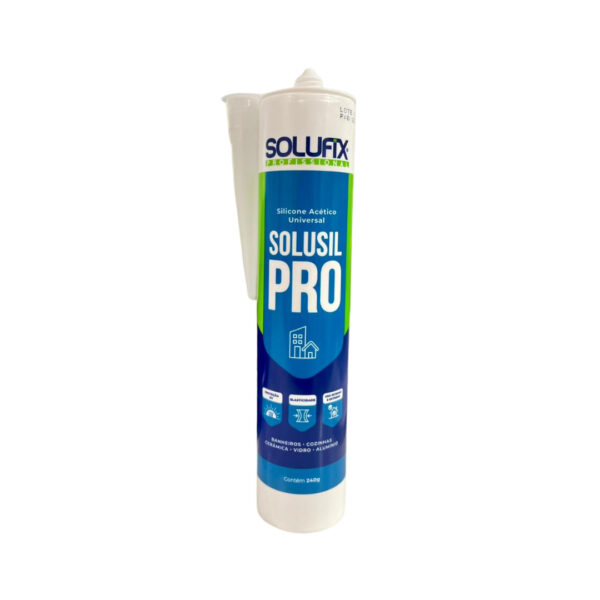 silicone acético branco universal 230g solusil
