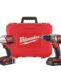 combo parafusadeira/furadeira 2 baterias 1 carregador 2.0a 18v milwaukee 2691 259