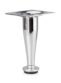 pé com aço 100mm cromado cônico hd metalnox 448/22237