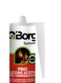 silicone alta temperatura vermelho 400gr qborg