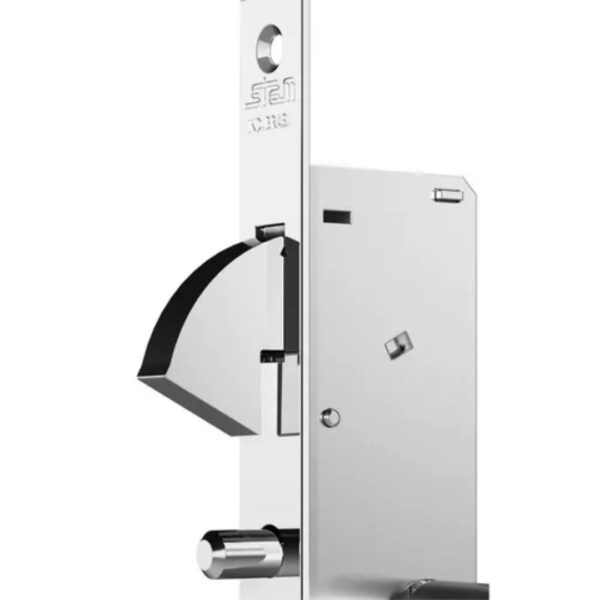 fechadura stam 950 bico papagaio espelho inox fechadura stam 950 bico papagaio espelho inox