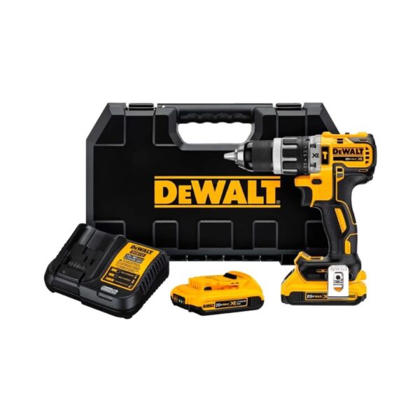 parafusadeira 2 bateria 2.a 20v xr com impacto dewalt