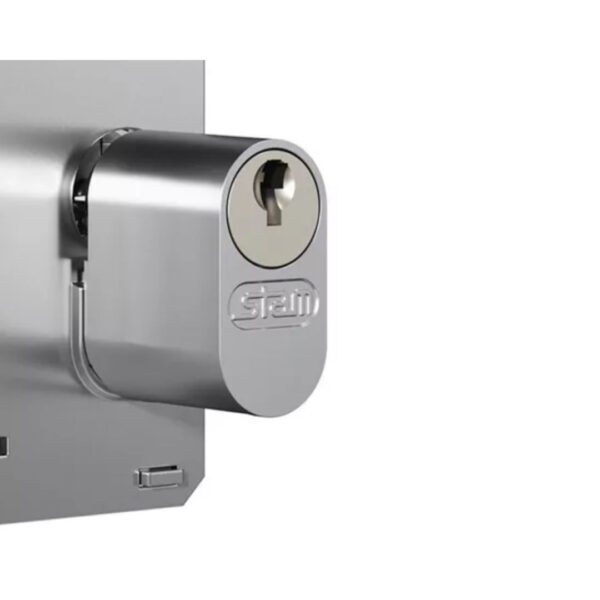 fechadura stam 950 bico papagaio espelho inox fechadura stam 950 bico papagaio espelho inox