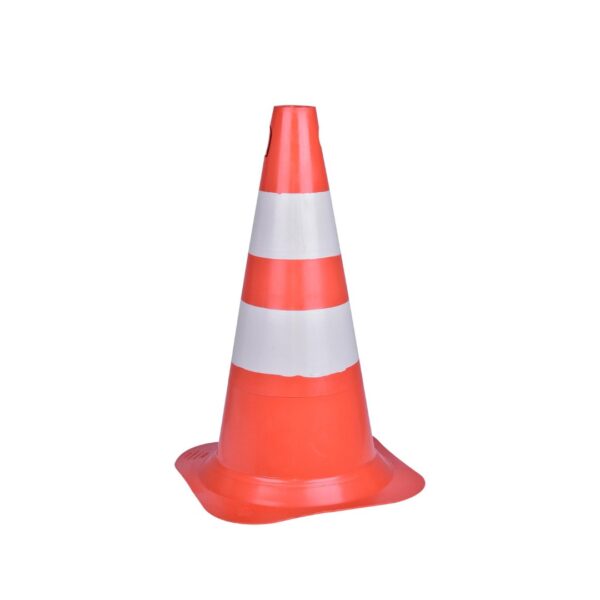 cone de sinalização laranja/branco
