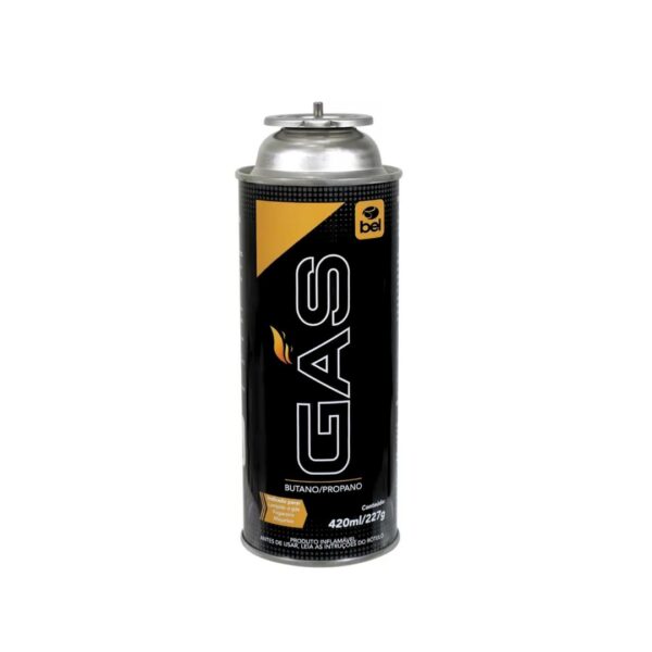 cartucho refil gás butano/propano para maçarico para fogareiro 420 ml belfix