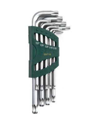 jogo chave torx t10xt27 longa 9pcs sata st09715