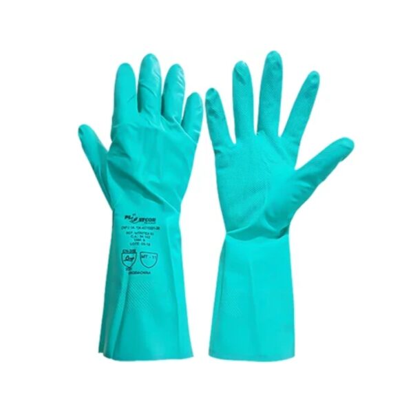 luva nitrilica acabamento flocado tam.10 plastcor +