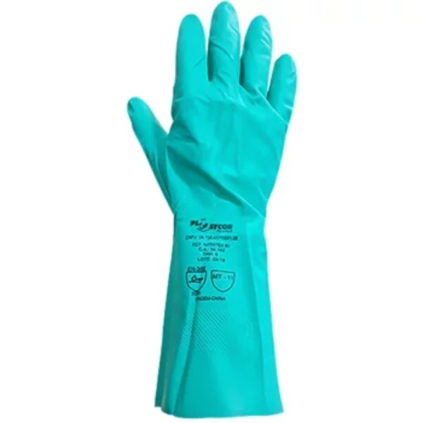 luva nitrilica acabamento flocado tam.10 plastcor + luva nitrilica acabamento flocado tam.10 plastcor +