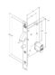 fechadura stam 950 ox colonial ros. e coat 13847 .