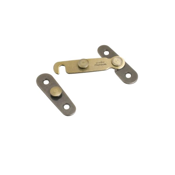 fecho p/janela correr chato latonado oxidado 056008 fecho p/janela correr chato latonado oxidado 056008