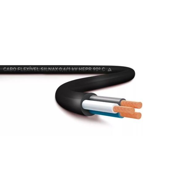 cabo flexível pp 3 x 2.5mm 300/500v preto enpp3250