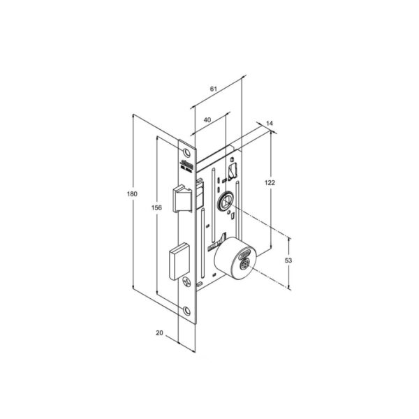 fechadura stam 1800/21 tetra maçaneta furada grafite fechadura stam 1800/21 tetra maçaneta furada grafite
