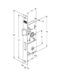 fechadura stam 500/11 tetra externa inox 26.5mm perfil .