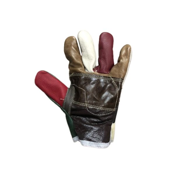 luva vaqueta colorida reforçada luva vaqueta colorida reforçada