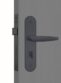 fechadura stam 824/33 banho preto fosco espelho