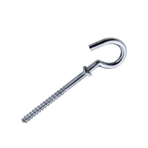 pacote gancho parede oca zincado para bucha 8mm 4.4x90mm 100 unidades