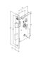 fechadura stam 824/33 banho preto fosco espelho