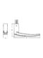 fechadura stam 824/33 banho preto fosco espelho