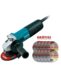 esmerilhadeira 4.1/2" 840w 9557hng makita + 10 discos inox de brinde