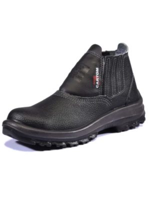 botina sem bico 39 preta bi densidade cartom
