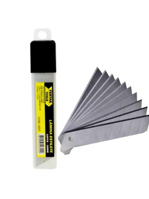 lâmina estilete 25mm fertak com 10 peças