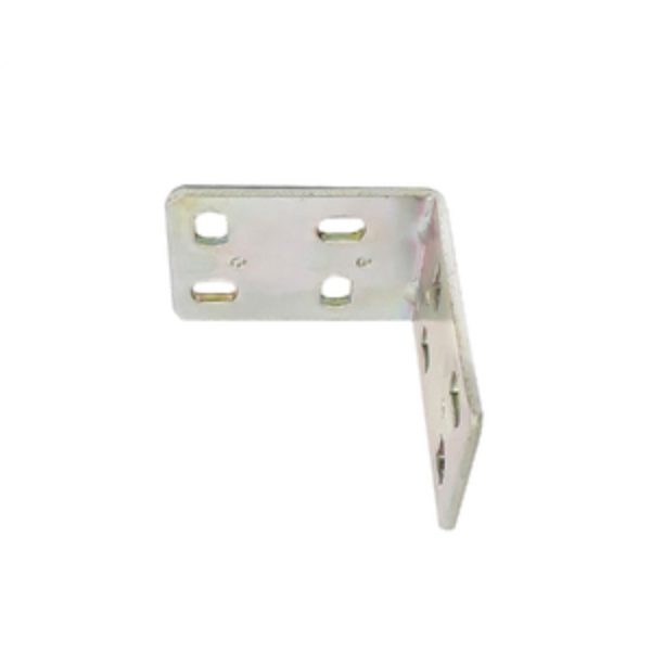 placa dupla dobrada cm4x4 em aço galvanizado zincado arc n626 0304
