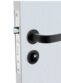fechadura soprano icaroway externa roseta redonda preto fosco