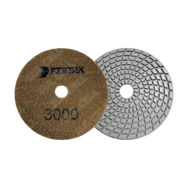 lixa diamantada 4" grão 3000 marrom fertak