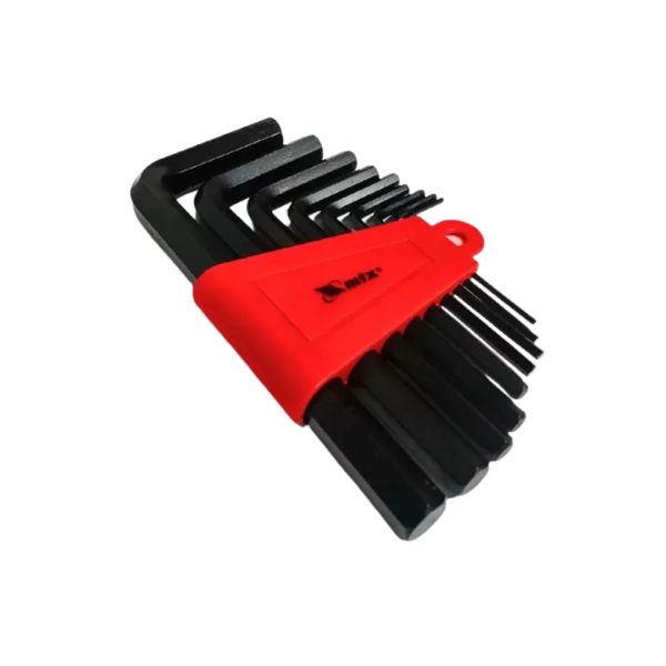 jogo chave allen 1.5x10 curto oxidado reto 10 peças mtx jogo chave allen 1.5x10 curto oxidado reto 10 peças mtx