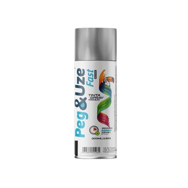 tinta spray dourado metálico 300ml/130g peg e use
