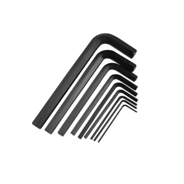 jogo chave allen 1.5x10 curto oxidado reto 10 peças mtx jogo chave allen 1.5x10 curto oxidado reto 10 peças mtx