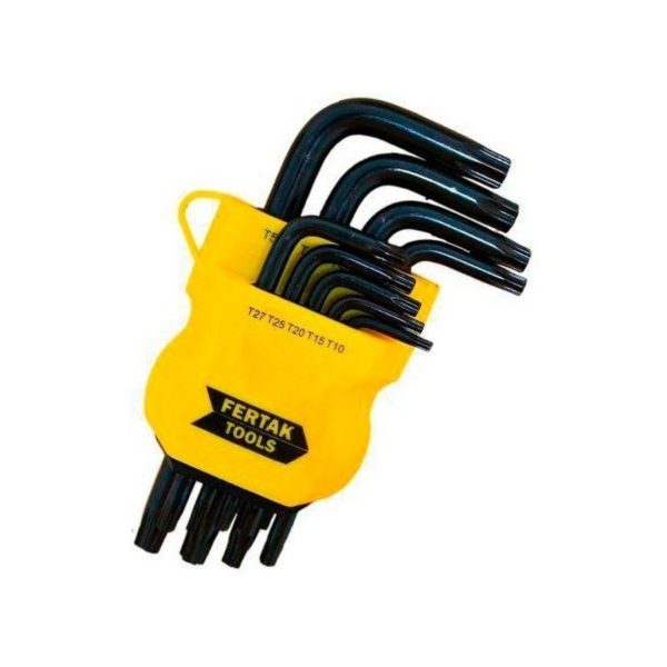 jogo chave torx t10xt50 fertak 2409