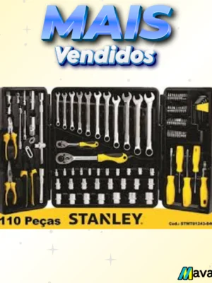 jogo multi ferramentas 110 peças stanley stmt81243 840