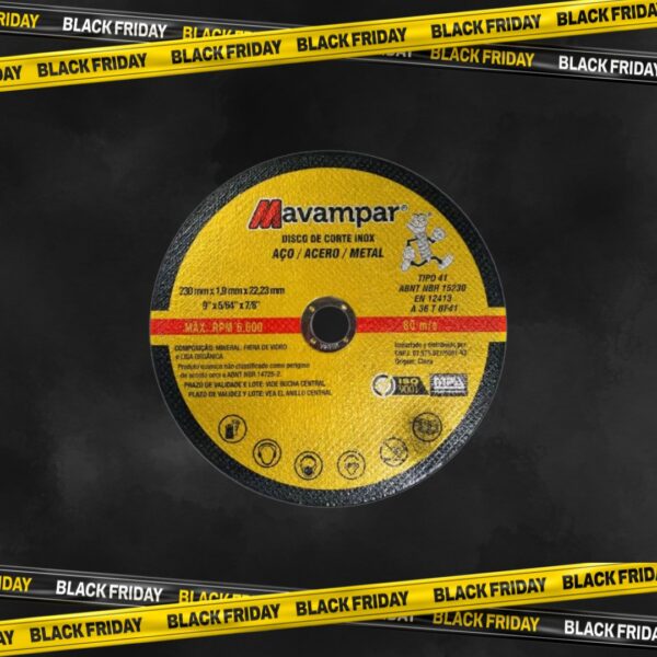 kit 25 peças disco inox 9" a36 t bf41 mavampar kit 25 peças disco inox 9" a36 t bf41 mavampar