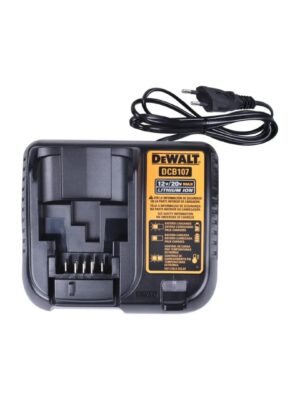carregador de bateria 12v 20v dcb107 br bivolt dewalt