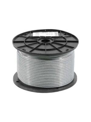 cabo de aço galvanizado 3/16 6x19 500mt alma/fibra ca316619mfgsl1770500