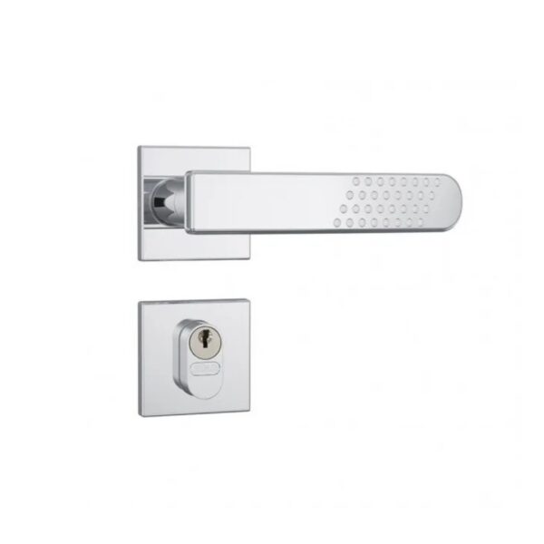 fechadura stam 803/21 rq1 externa 40mm roseta quadrada inox