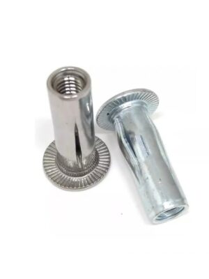 rebite com rosca m8x30mm trevo bic/zb cabeça plana reb plusnutm8b