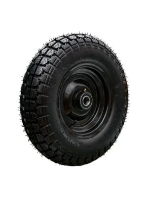 roda montada maciça 14" ip25.4mm 2 tração sem rolamento polityre 325ipn2