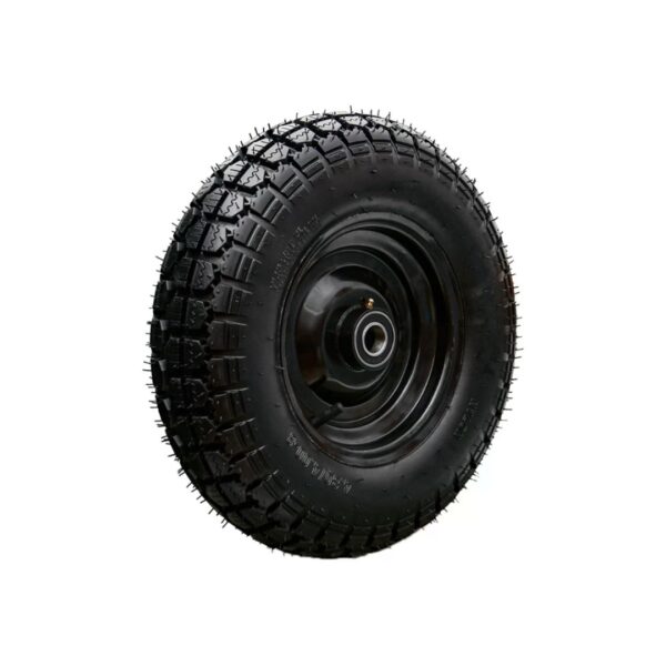 roda montada maciça 14" ip25.4mm 2 tração sem rolamento polityre 325ipn2