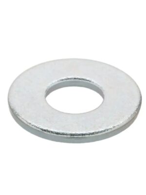 arruela lisa zincado branco 1/4"