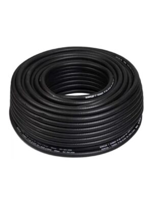mangueira pneumática preta 5/16" 1000psi rolo 100 metros