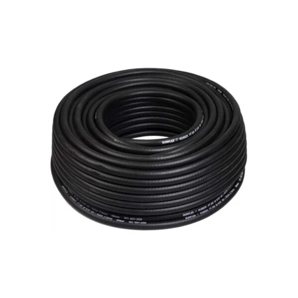 mangueira pneumática preta 5/16" 1000psi rolo 100 metros