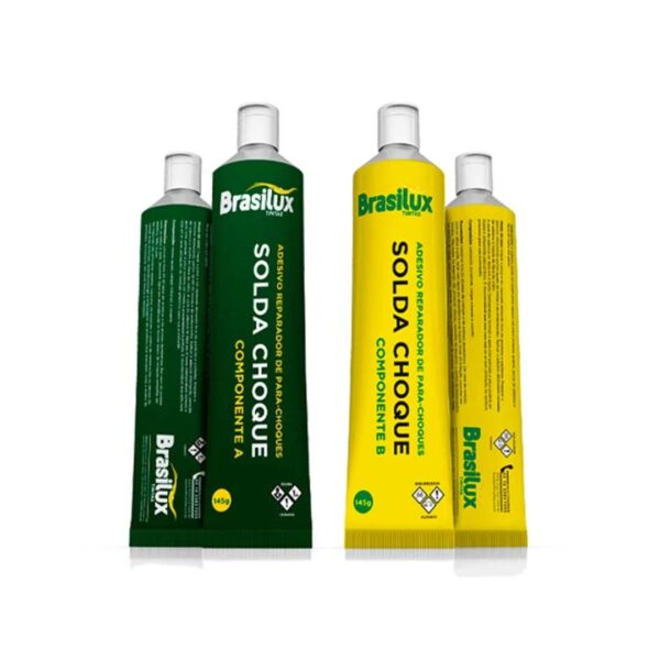 kit reparo para solda choque com manta e plástico 300g brasilux kt 870537844