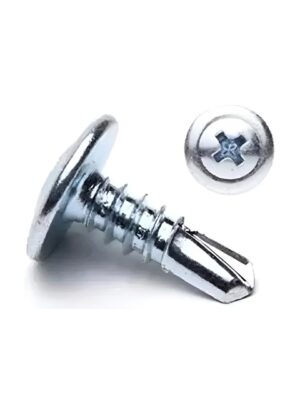 parafuso phillips flange ponta brocante auto atarraxante drill 4.2x25mm zincado multifix pacote com 100 unidades