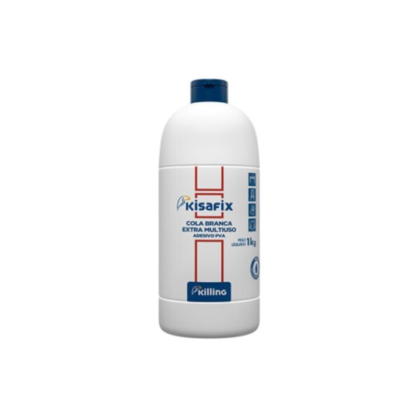 cola branca kisafix pva extra multi uso 1kg killing kfcbm/c6