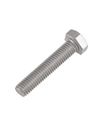 parafuso sextavado ma zincado branco m6 x 25mm ri grau 2