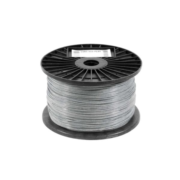 cabo de aço plastificado 1/8x5/32 6x7 500mt belenus ca1867fg1770r500